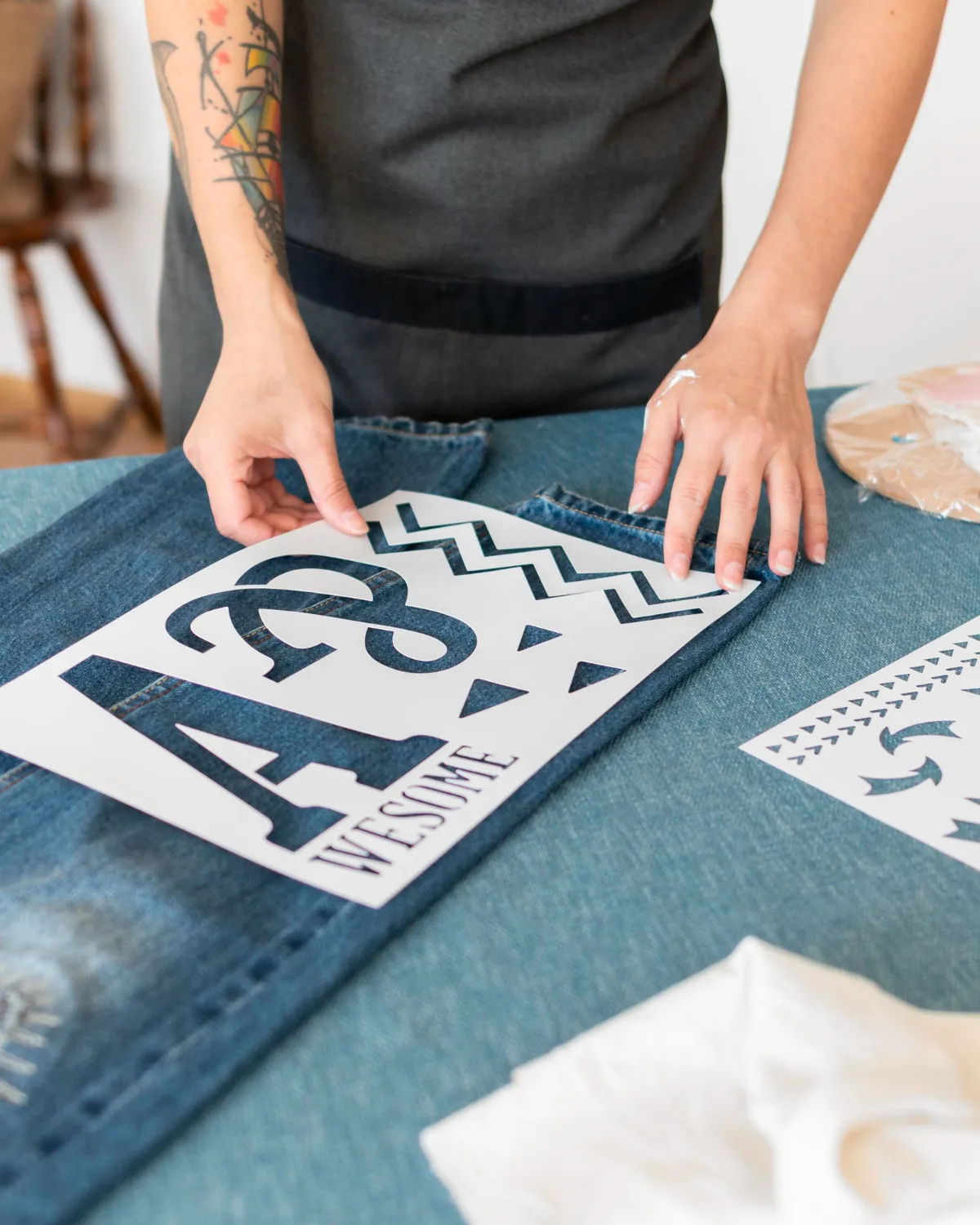Ejemplo 1 de personalización textil